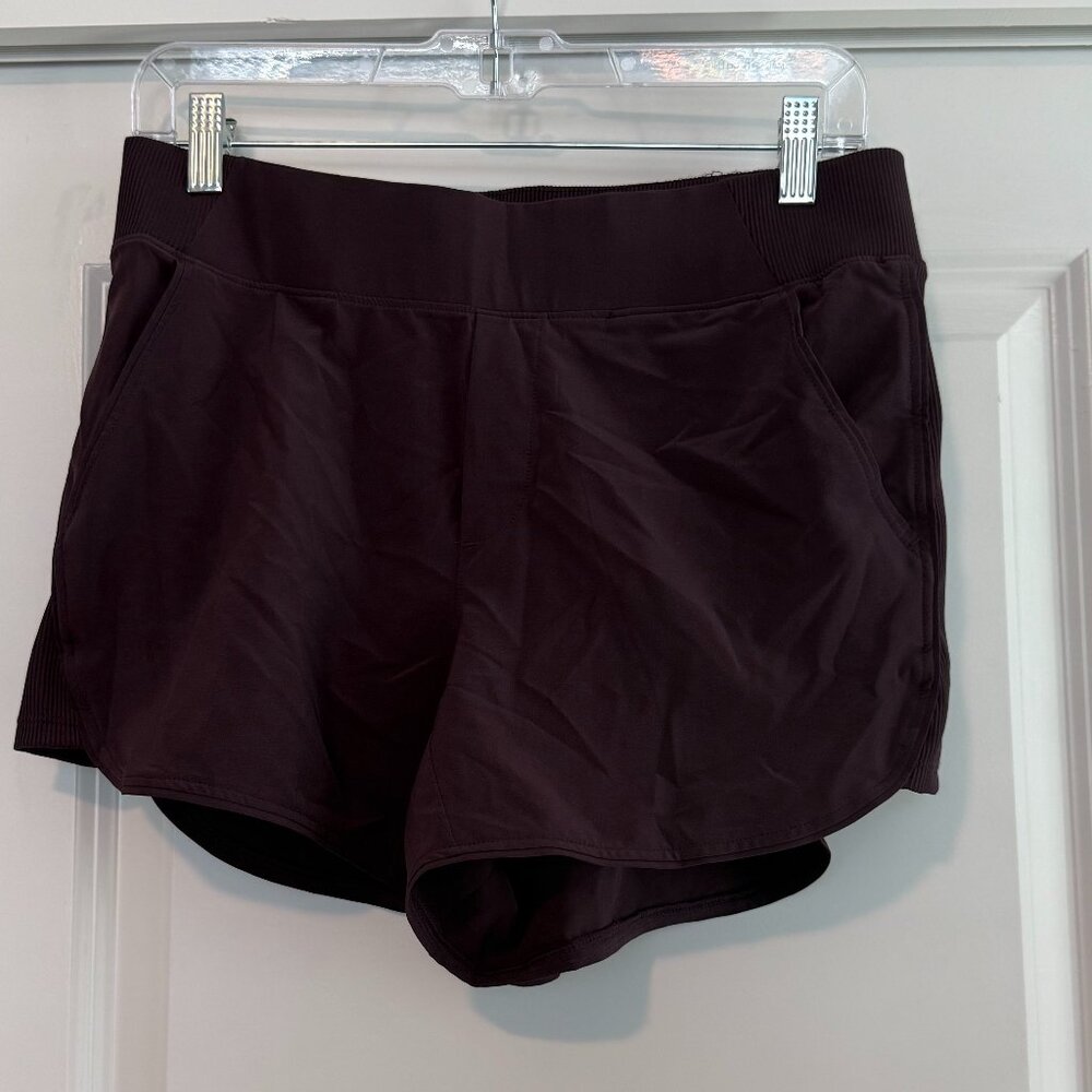 Purple Athletic 90 Degree Shorts Small Good Condition